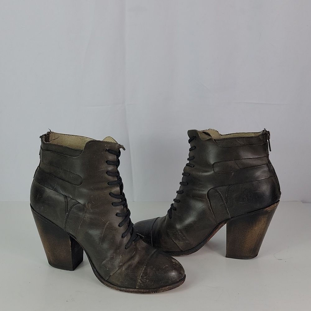 Freebird By Steven Malry Black Leather Women’s Booties - Picture 3 of 16